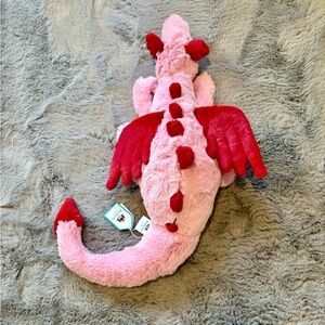 Jellycat Heart Dragon BNWT in pristine condition